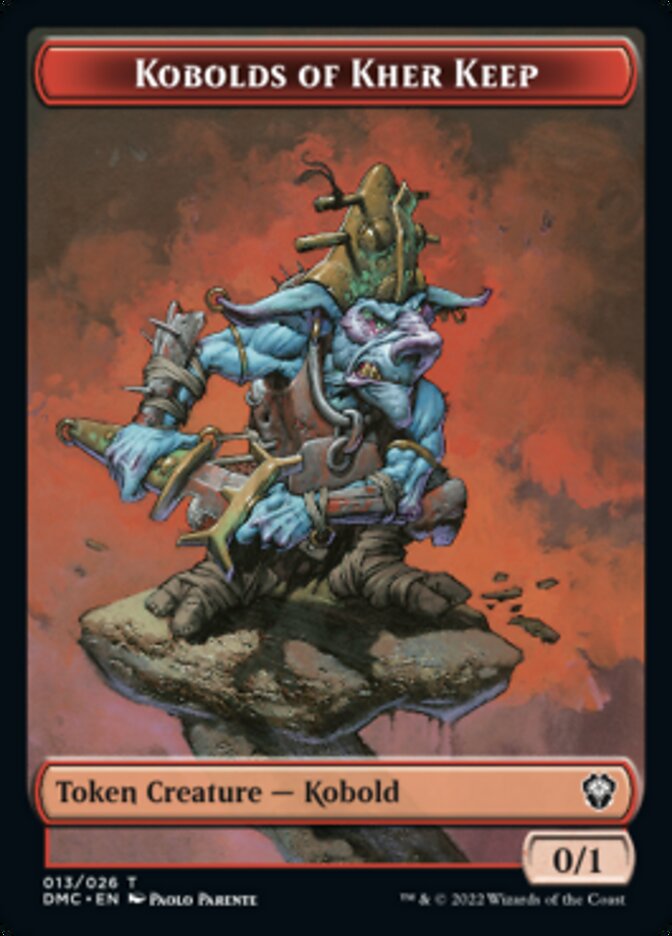 Phyrexian // Kobolds of Kher Keep Double-sided Token [Dominaria United Tokens] | D20 Games