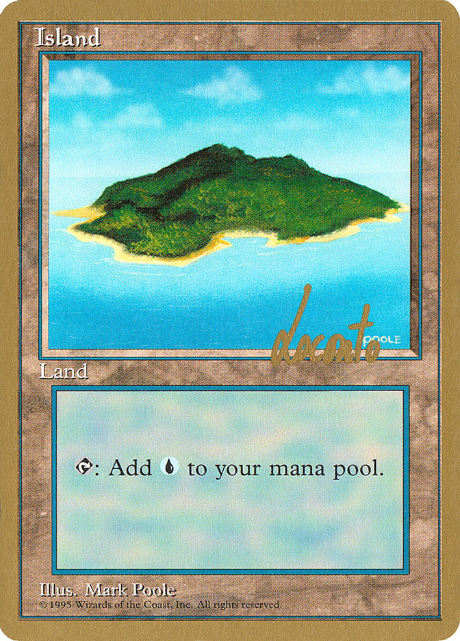 Island (ml367) (Michael Loconto) [Pro Tour Collector Set] | D20 Games