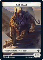 Insect // Cat Beast Double-Sided Token [Starter Commander Decks] | D20 Games