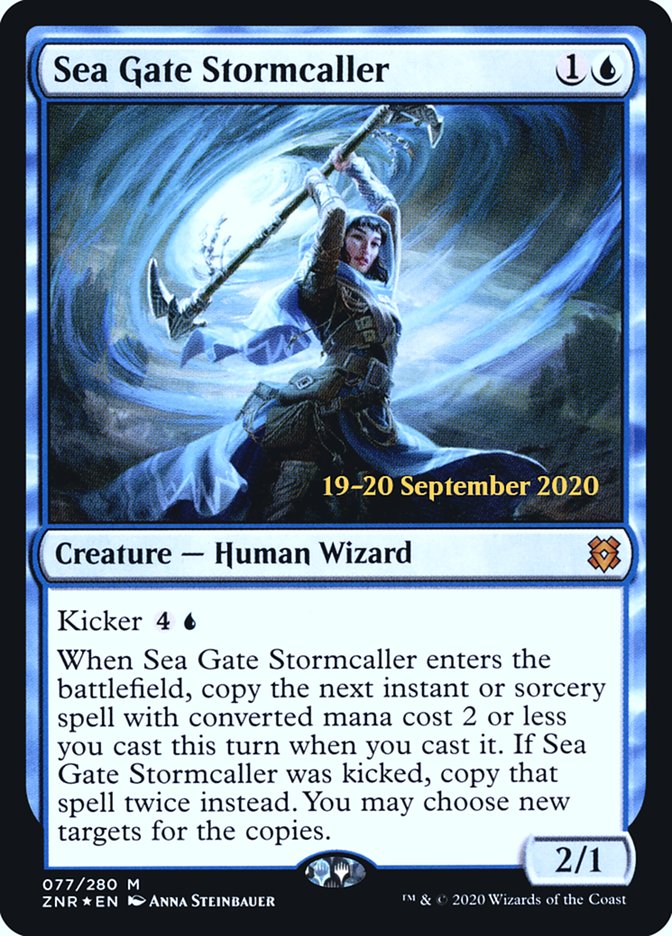 Sea Gate Stormcaller [Zendikar Rising Prerelease Promos] | D20 Games