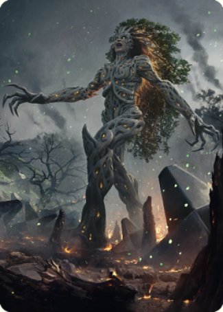 Titania, Gaea Incarnate Art Card [The Brothers' War Art Series] | D20 Games