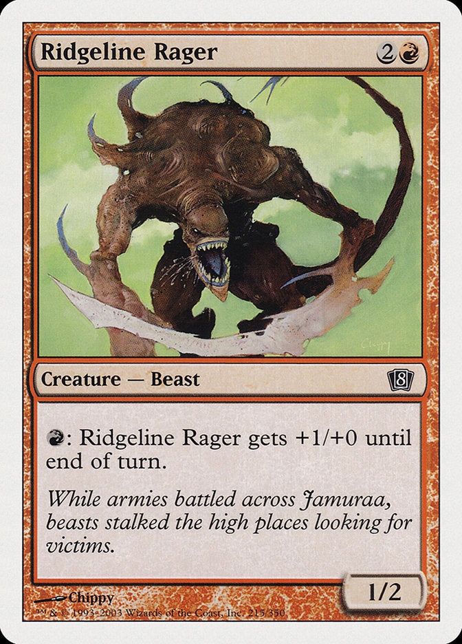 Ridgeline Rager [Eighth Edition] | D20 Games