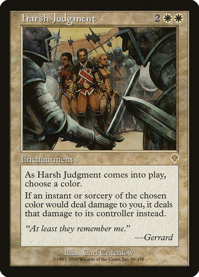 Harsh Judgment [Invasion] | D20 Games