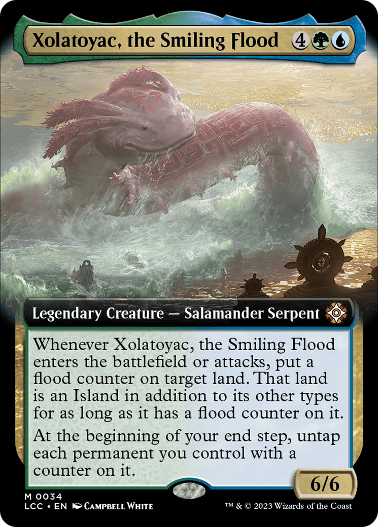 Xolatoyac, the Smiling Flood (Extended Art) [The Lost Caverns of Ixalan Commander] | D20 Games