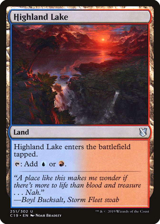 Highland Lake [Commander 2019] | D20 Games