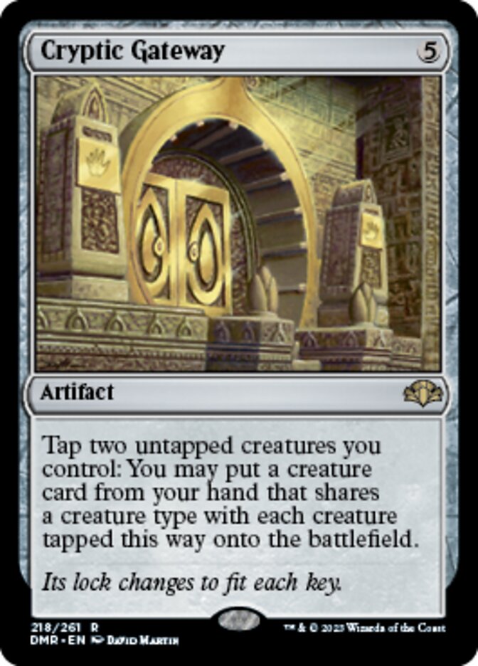 Cryptic Gateway [Dominaria Remastered] | D20 Games