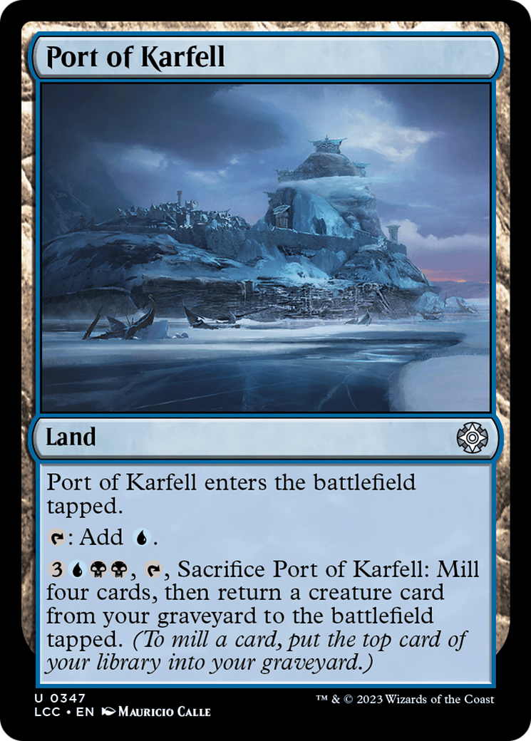 Port of Karfell [The Lost Caverns of Ixalan Commander] | D20 Games