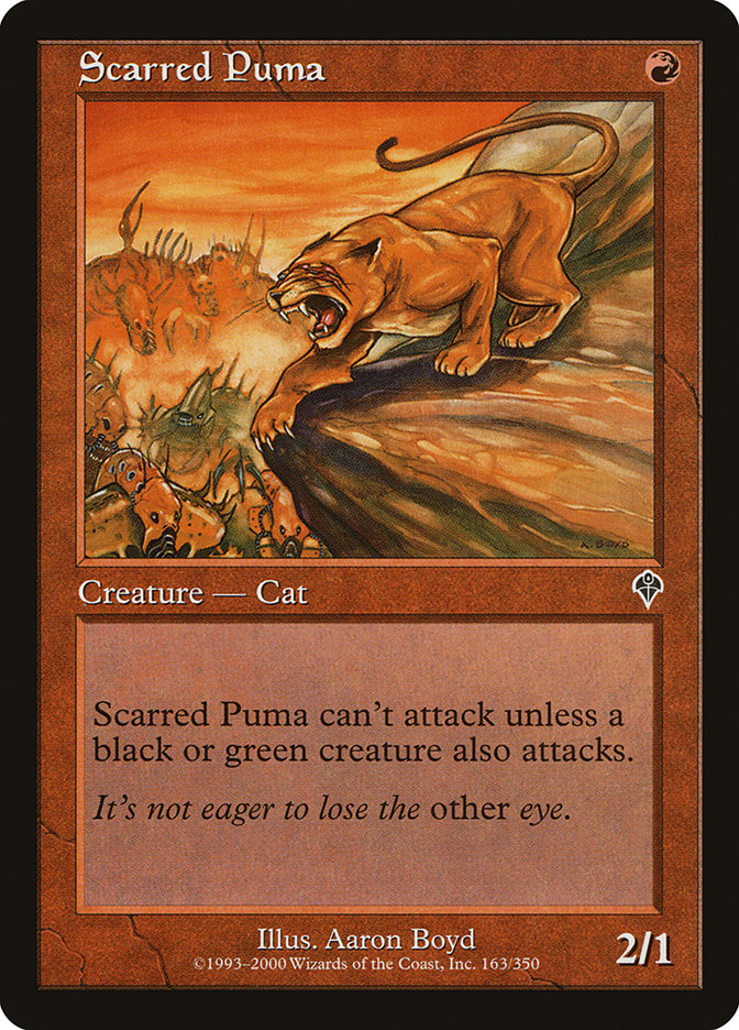 Scarred Puma [Invasion] | D20 Games