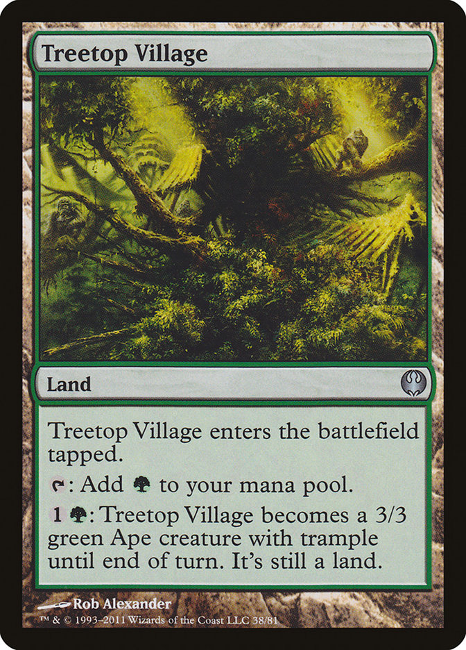 Treetop Village [Duel Decks: Knights vs. Dragons] | D20 Games