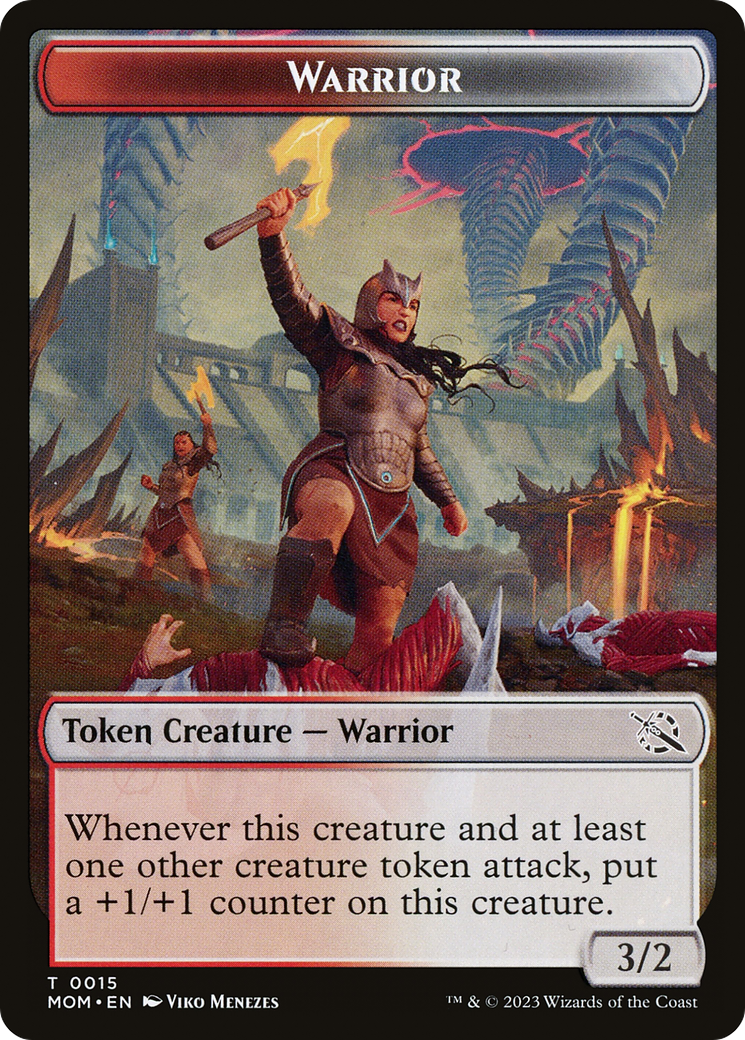 Warrior // Thopter Double-Sided Token [March of the Machine Tokens] | D20 Games