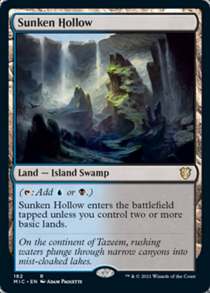 Sunken Hollow [Innistrad: Midnight Hunt Commander] | D20 Games