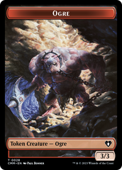 Treasure // Ogre Double-Sided Token [Commander Masters Tokens] | D20 Games