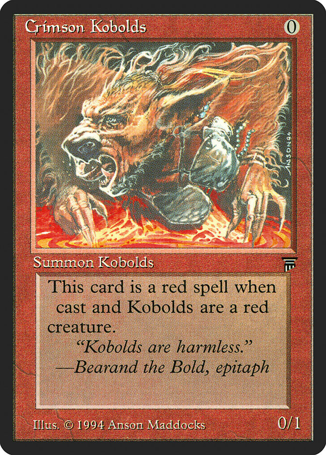 Crimson Kobolds [Legends] | D20 Games