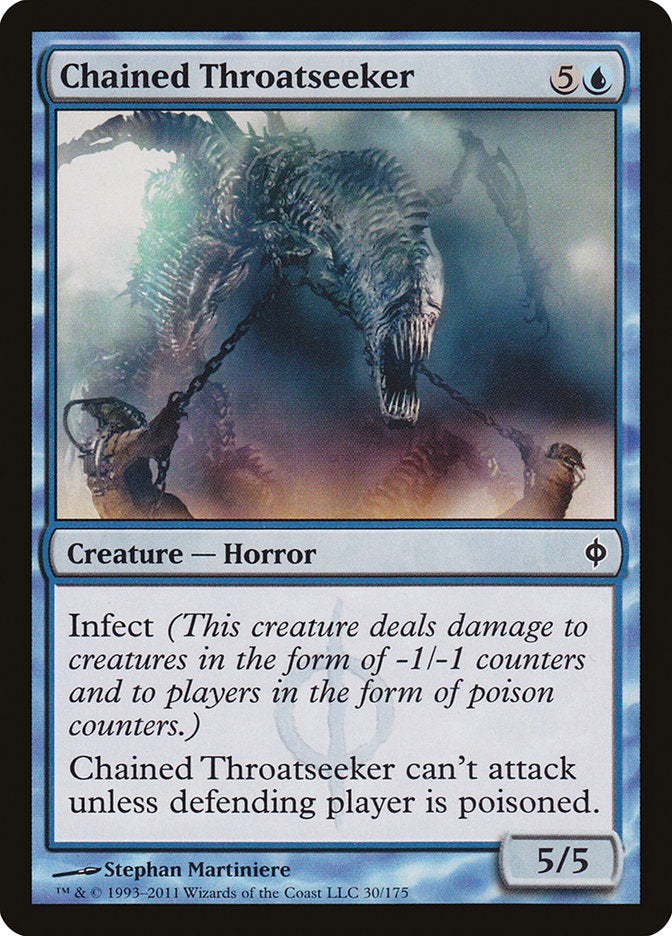Chained Throatseeker [New Phyrexia] | D20 Games