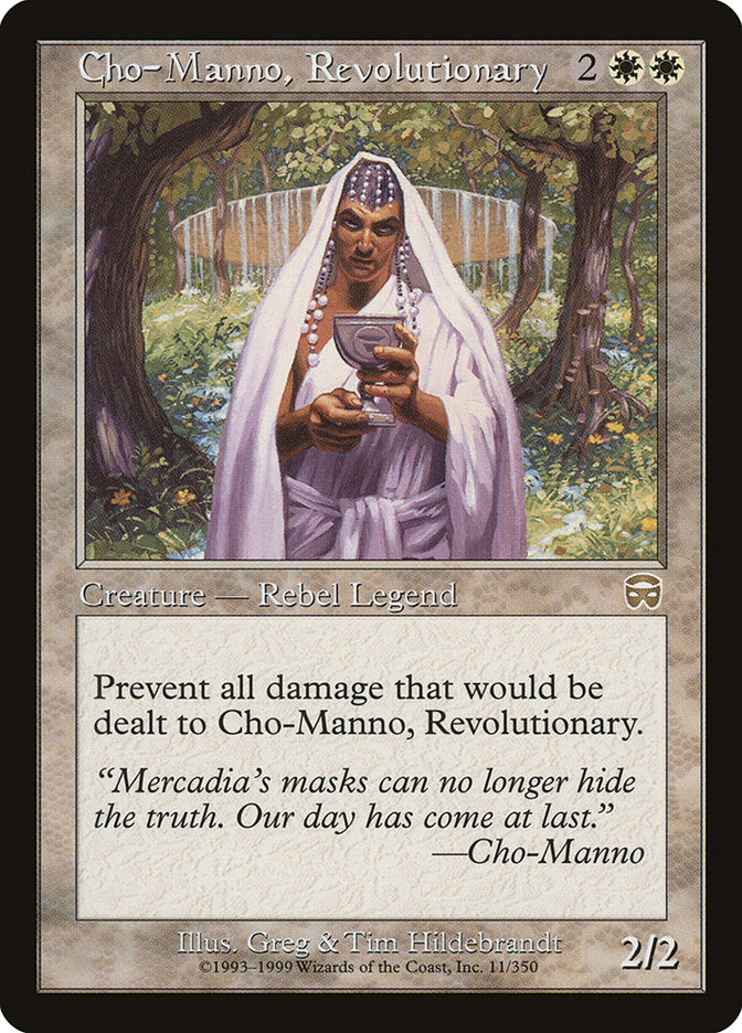 Cho-Manno, Revolutionary [Mercadian Masques] | D20 Games