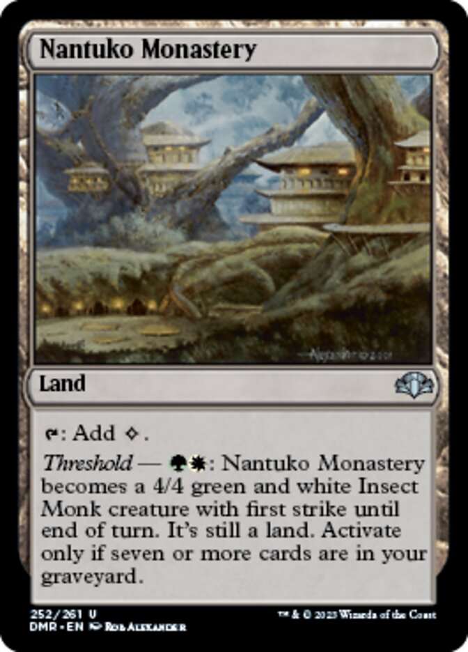 Nantuko Monastery [Dominaria Remastered] | D20 Games