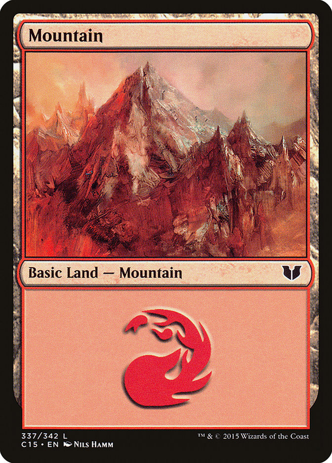 Mountain (337) [Commander 2015] | D20 Games