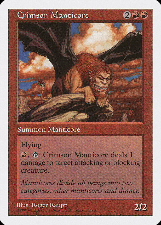 Crimson Manticore [Fifth Edition] | D20 Games