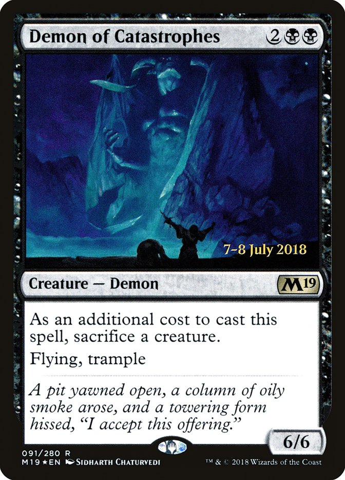 Demon of Catastrophes  [Core Set 2019 Prerelease Promos] | D20 Games