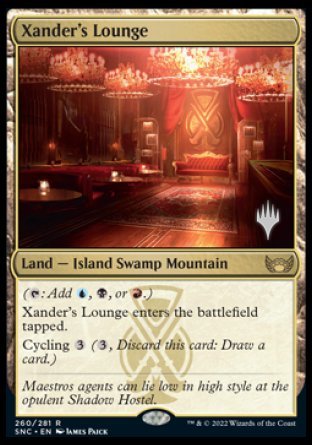 Xander's Lounge (Promo Pack) [Streets of New Capenna Promos] | D20 Games