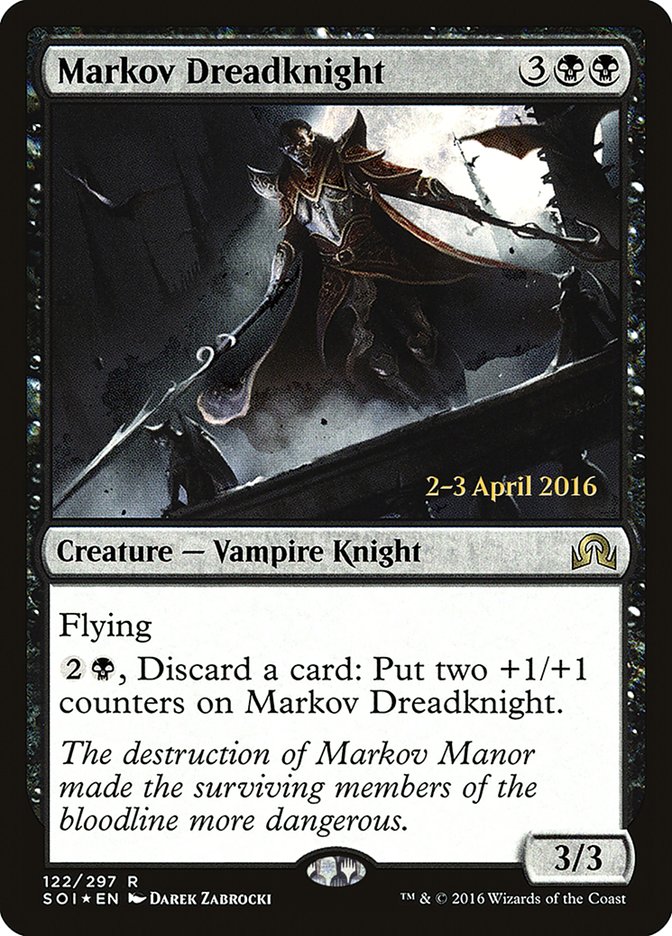 Markov Dreadknight [Shadows over Innistrad Prerelease Promos] | D20 Games