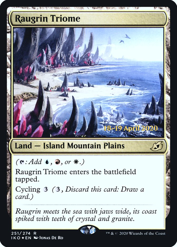 Raugrin Triome  [Ikoria: Lair of Behemoths Prerelease Promos] | D20 Games