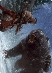 Blizzard Brawl Art Card [Kaldheim: Art Series] | D20 Games