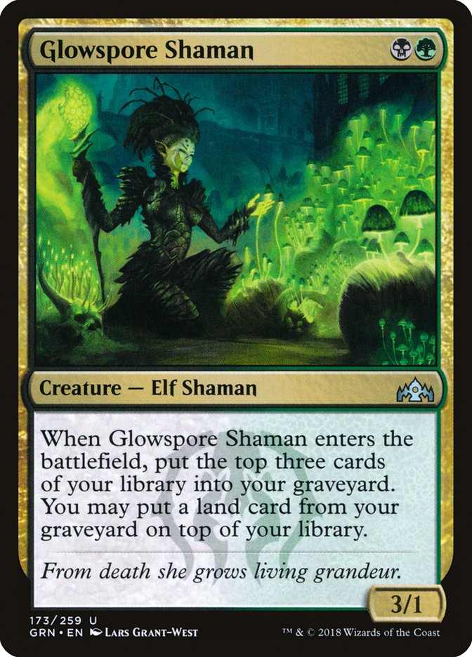 Glowspore Shaman [Guilds of Ravnica] | D20 Games