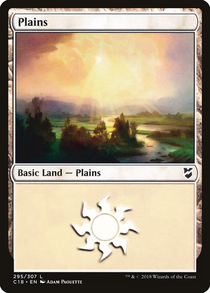 Plains (295) [Commander 2018] | D20 Games