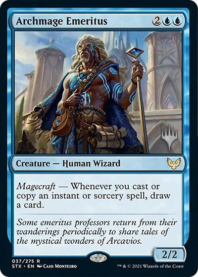 Archmage Emeritus (Promo Pack) [Strixhaven: School of Mages Promos] | D20 Games