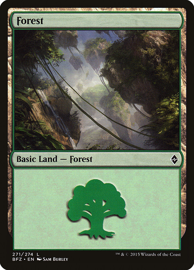 Forest (271a) [Battle for Zendikar] | D20 Games
