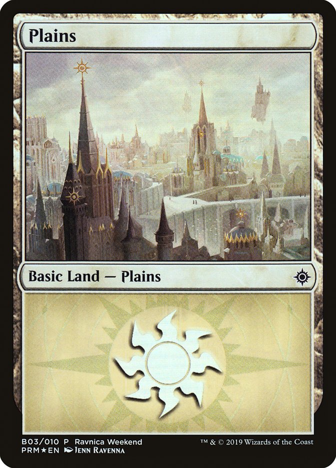 Plains (B03) [Ravnica Allegiance Guild Kit] | D20 Games