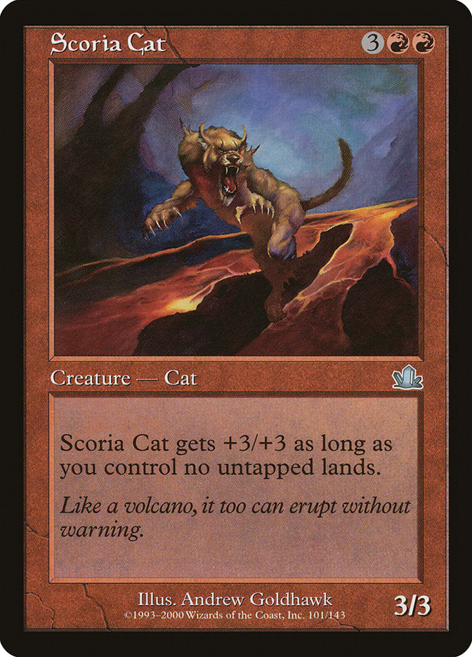 Scoria Cat [Prophecy] | D20 Games