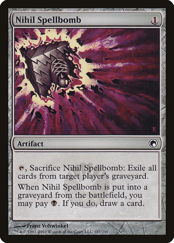 Nihil Spellbomb [Scars of Mirrodin] | D20 Games