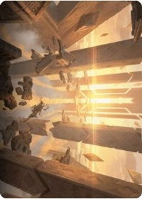 Skyclave Basilica Art Card [Zendikar Rising Art Series] | D20 Games