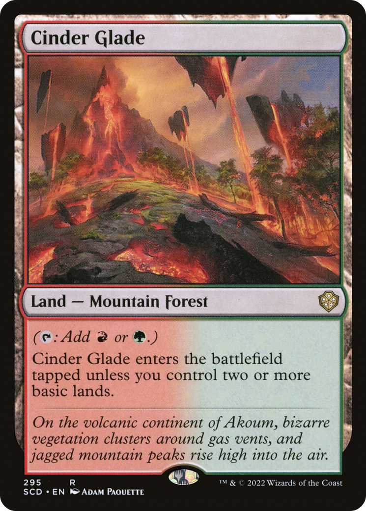 Cinder Glade [Starter Commander Decks] | D20 Games