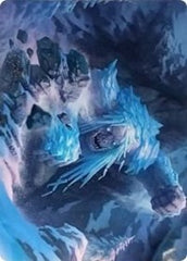 Icehide Troll Art Card [Kaldheim: Art Series] | D20 Games