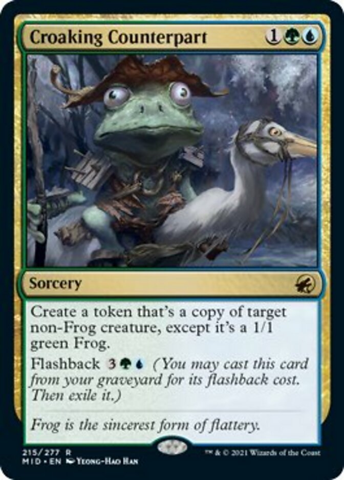 Croaking Counterpart [Innistrad: Midnight Hunt] | D20 Games