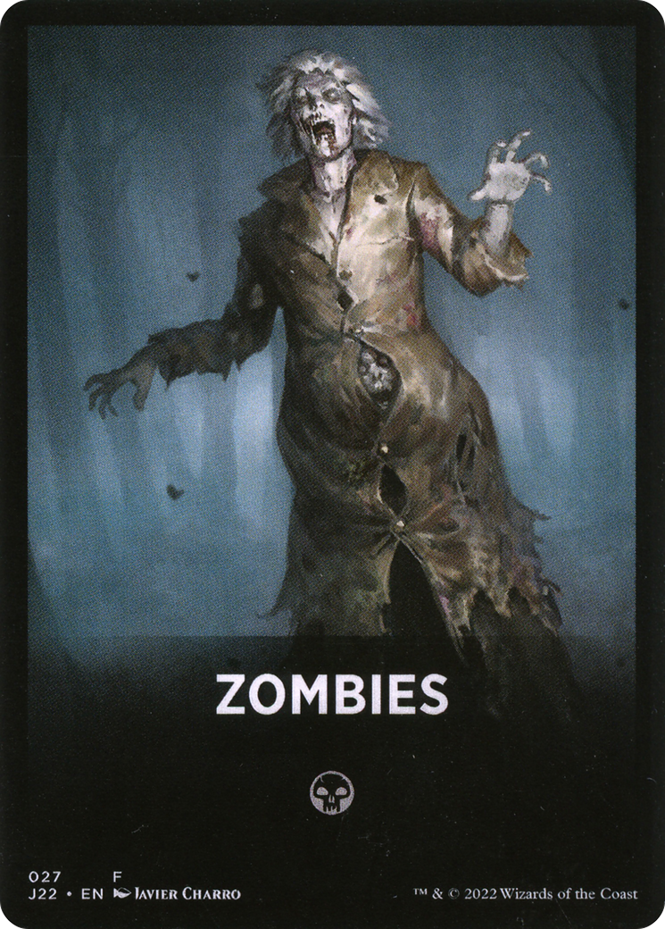 Zombies Theme Card [Jumpstart 2022 Front Cards] | D20 Games