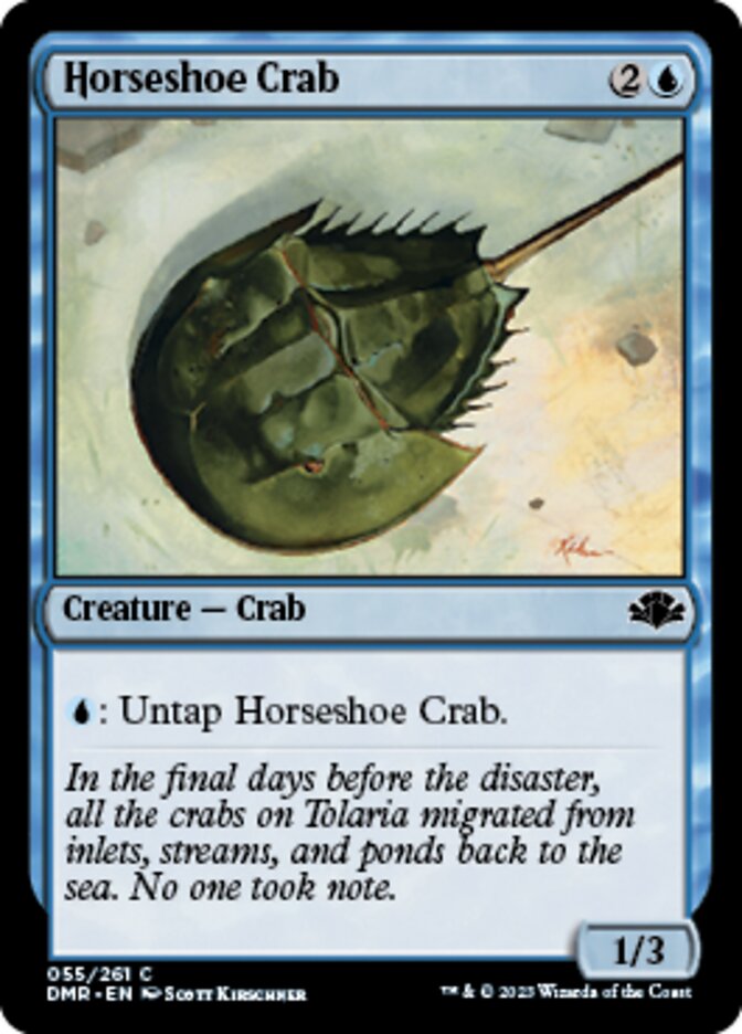 Horseshoe Crab [Dominaria Remastered] | D20 Games