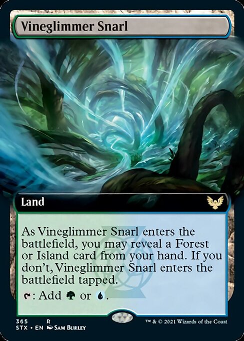 Vineglimmer Snarl (Extended) [Strixhaven: School of Mages] | D20 Games