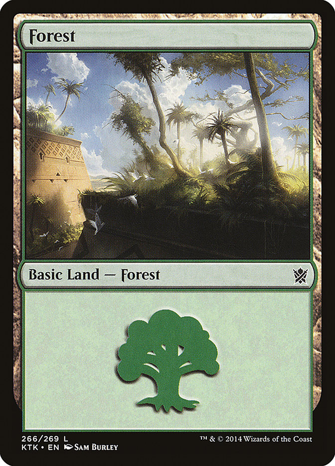 Forest (266) [Khans of Tarkir] | D20 Games