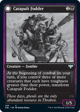 Catapult Fodder // Catapult Captain [Innistrad: Double Feature] | D20 Games