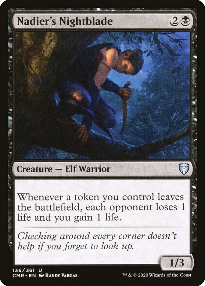Nadier's Nightblade [Commander Legends] | D20 Games
