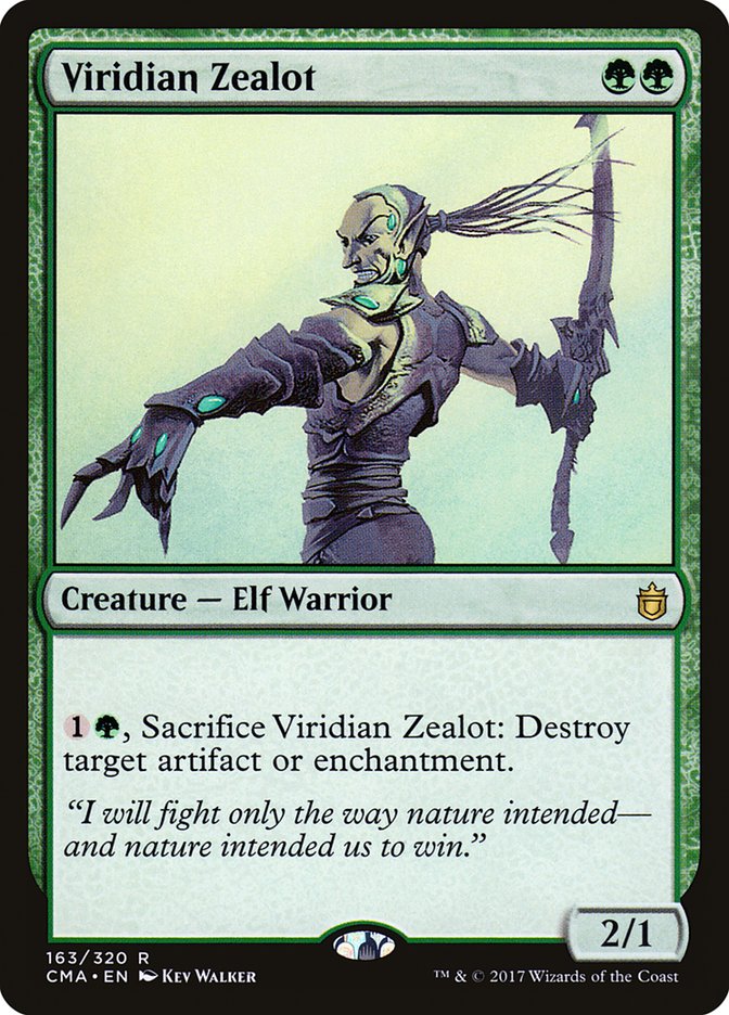 Viridian Zealot [Commander Anthology] | D20 Games