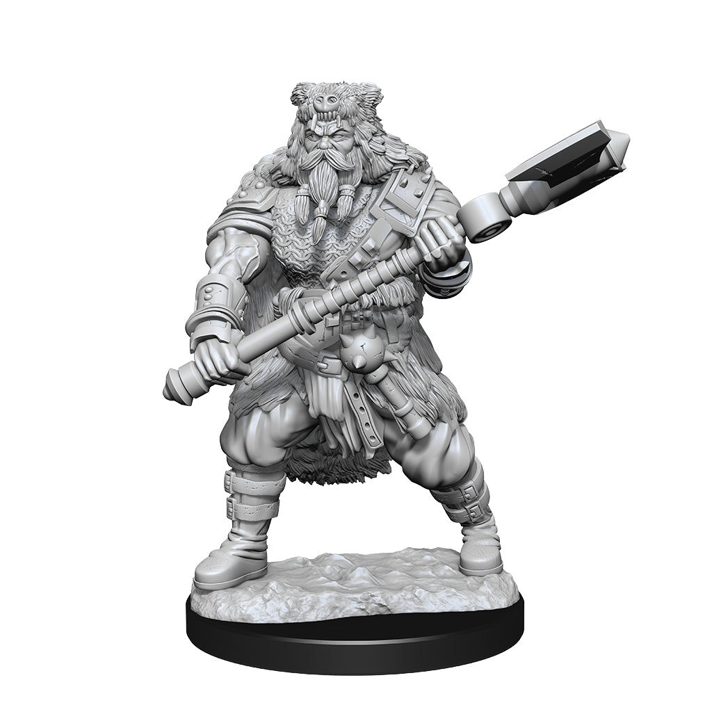 Dungeons & Dragons Nolzur`s Marvelous Unpainted Miniatures: W14 Human Barbarian Male | D20 Games