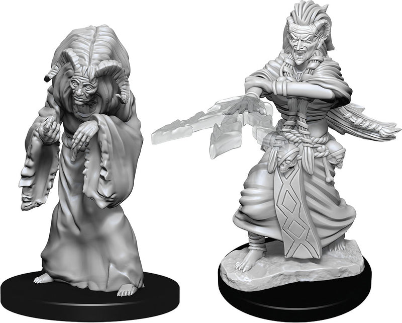 Dungeons & Dragons Nolzur`s Marvelous Unpainted Miniatures: Night Hag & Dusk Hag
