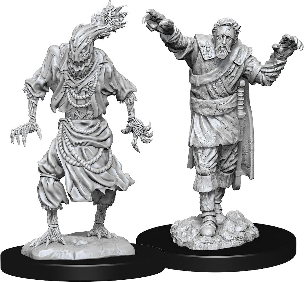 Dungeons & Dragons Nolzur`s Marvelous Unpainted Miniatures: W14 Scarecrow & Stone Cursed | D20 Games