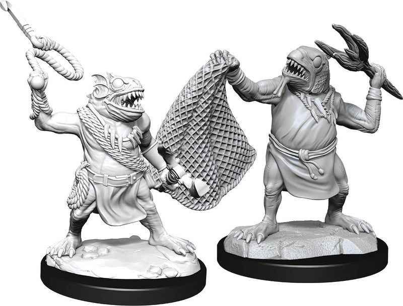 Dungeons & Dragons Nolzur`s Marvelous Unpainted Miniatures: Kuo-Toa & Kuo-Toa Whip