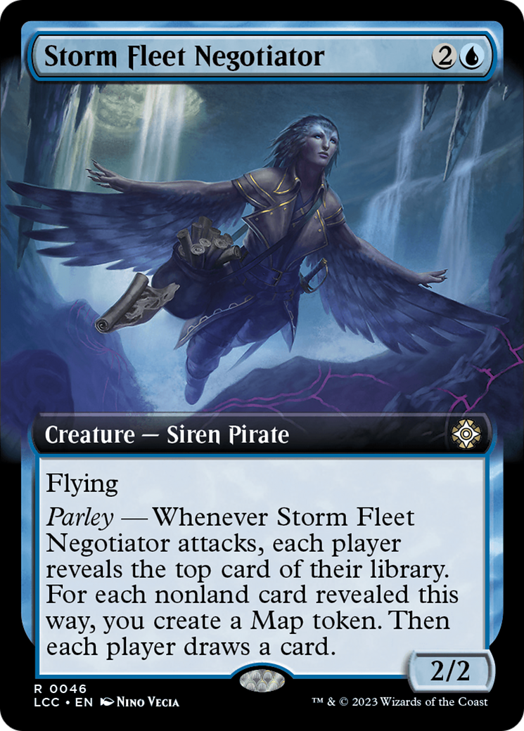 Storm Fleet Negotiator (Extended Art) [The Lost Caverns of Ixalan Commander] | D20 Games